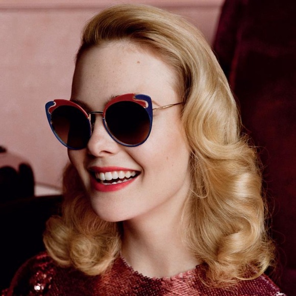 💯- New Authentic Miu Miu MU 57TS HB5GR0* 3N Metal Women Noir sunglasses - Picture 5 of 16